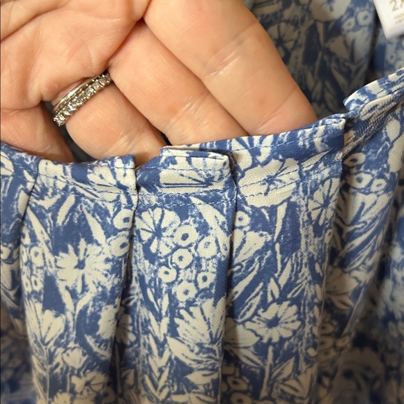 LC Lauren Conrad Gathered Back Tie Blouse - Picture 7 of 7